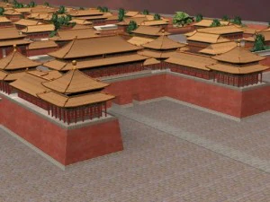 the forbidden city 3D Model
