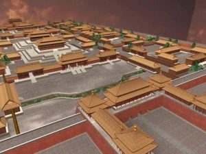 the forbidden city 3D Model