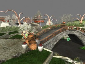 a cidade proibida Modelo 3D