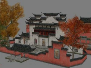 ancient architecture 004 3D Model