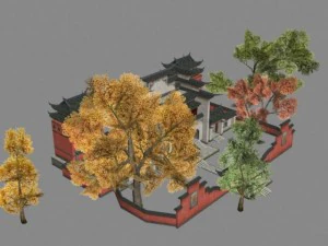 starożytna architektura 004 Model 3D