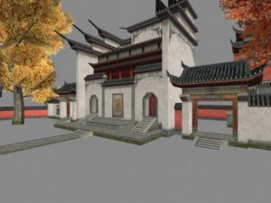 starożytna architektura 004 Model 3D