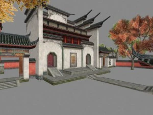 starożytna architektura 004 Model 3D