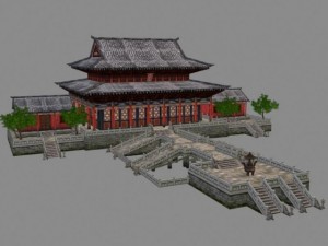 ancient architecture 005 3D Model