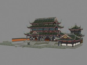 고대 건축 006 3D 모델