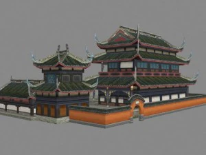 고대 건축 006 3D 모델