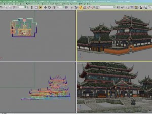 고대 건축 006 3D 모델