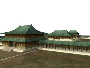 古代建築008 3Dモデル