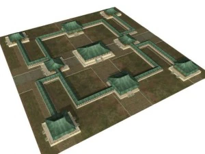 古代建築008 3Dモデル