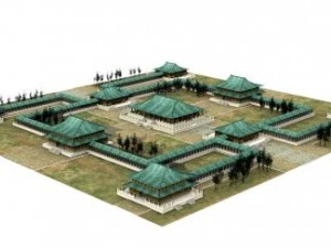 古代建築008 3Dモデル
