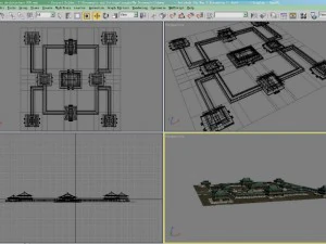 古代建築008 3Dモデル