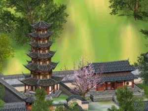 고대 건축 010 3D 모델