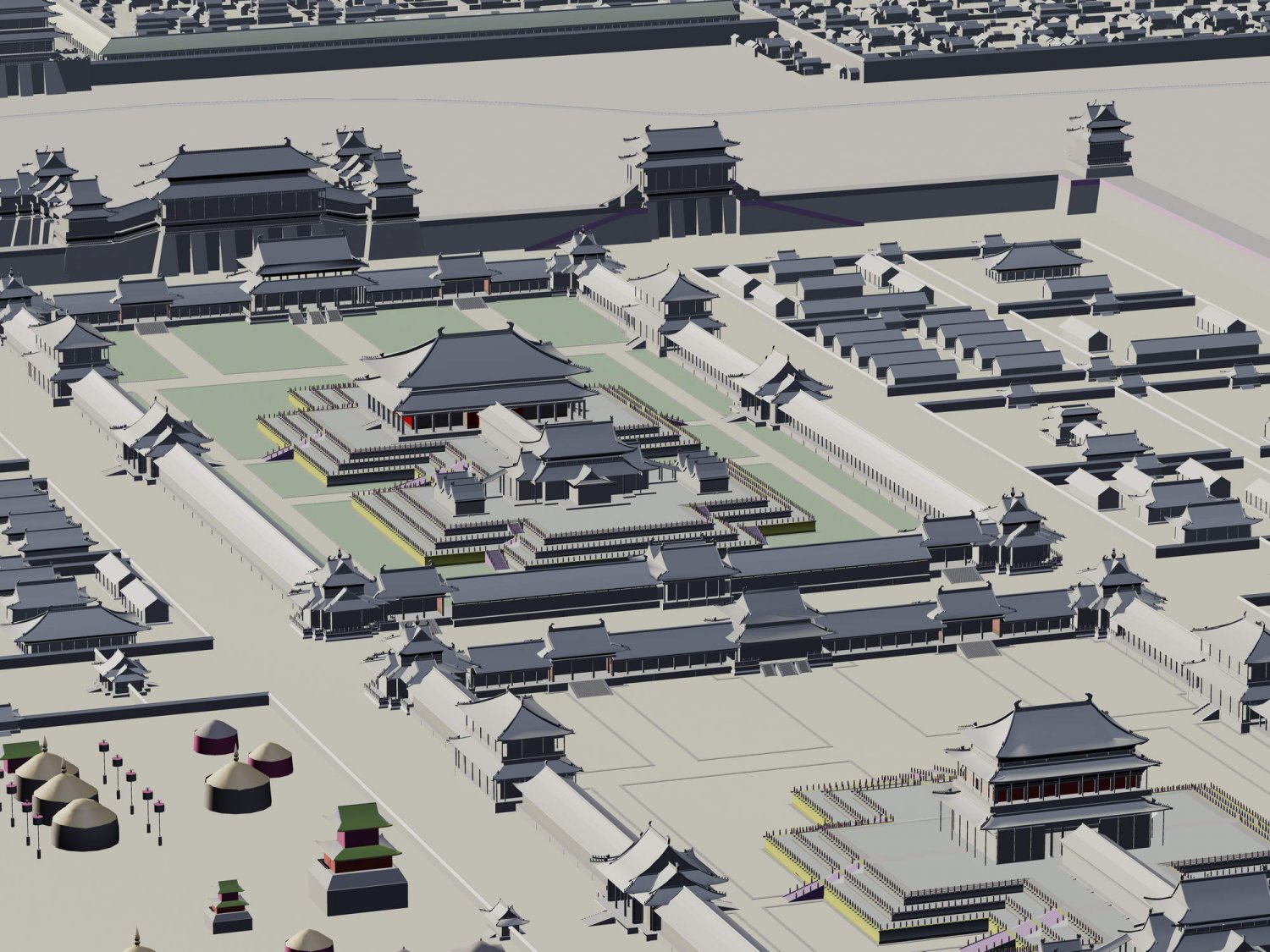 dadu city site of yuan dynasty 1 3D Models in Landmarks 3DExport