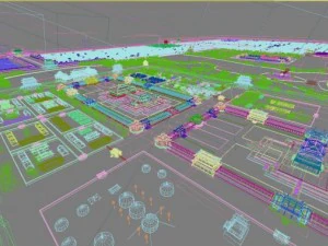sitio de la ciudad de dadu de la dinast&iacute;a yuan 1 Modelo 3D