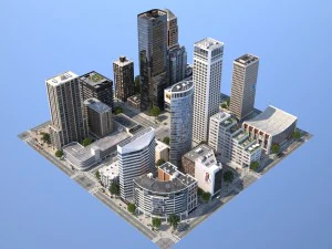 city kc6 3D Model