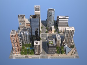 city kc6 3D Model