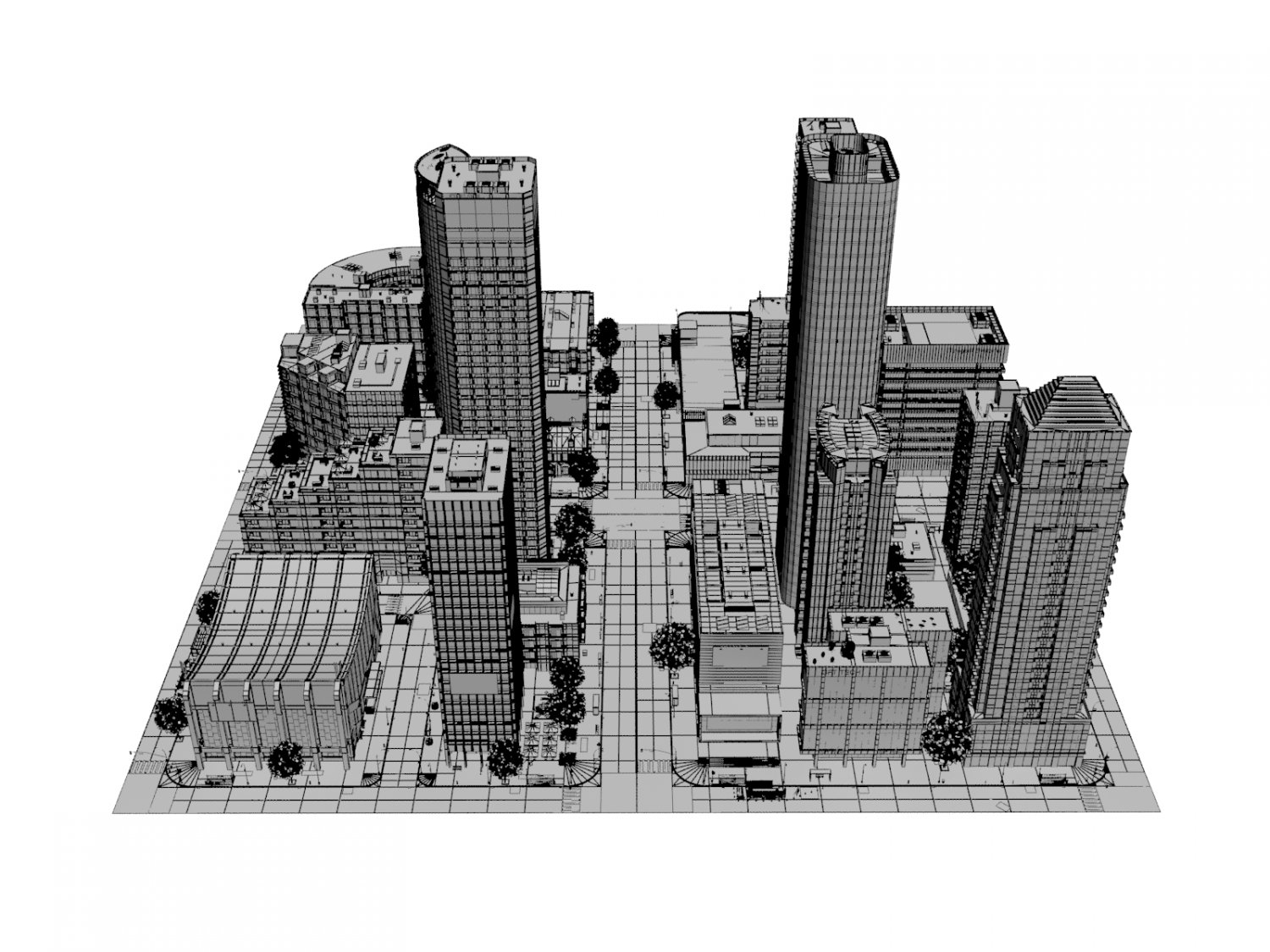 City Kc6 3D Model In Cityscapes 3DExport