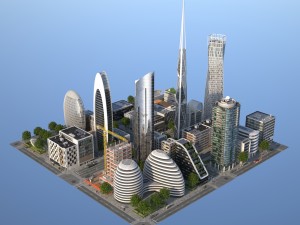 city kc8 3D Модель