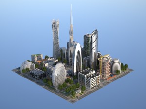 city kc8 3D Модель