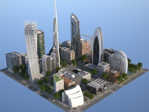 city kc8 3D Модель