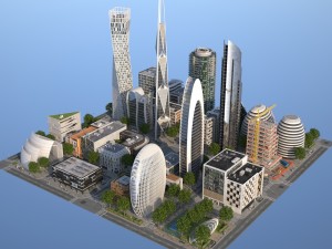 city kc8 3D Модель