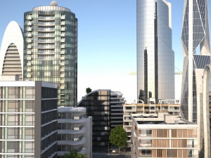 city kc8 3D Модель