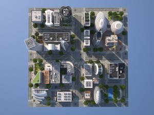 city kc8 3D Модель