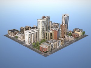 city kc1 3D 模型