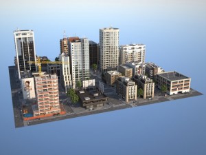 city kc1 3D 模型