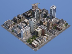 city kc1 3D 模型
