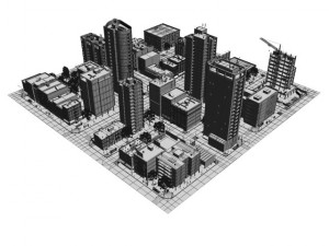 city kc1 3D 模型