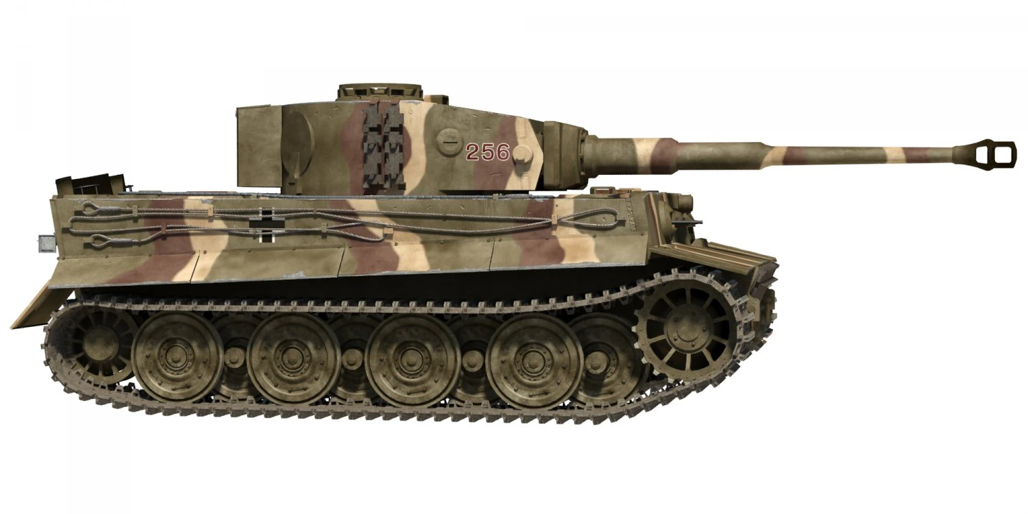 tigre 1 tanque Modelo 3D .c4d .max .obj .3ds .fbx .stl .blend 