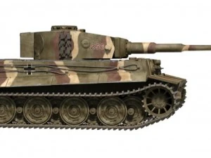 tiger 1 tank 3D Model