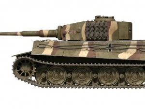 tigre 1 tanque Modelo 3D
