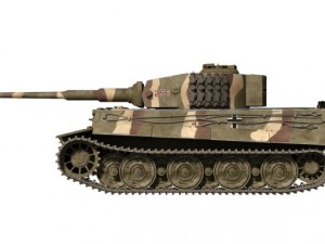 tiger 1 tank 3D Модель