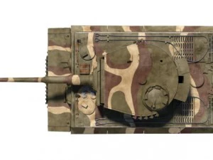tigre 1 tanque Modelo 3D