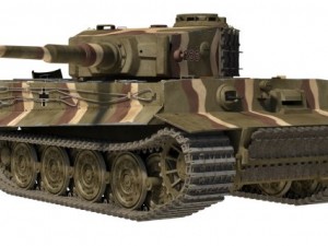 tiger 1 tank 3D Модель