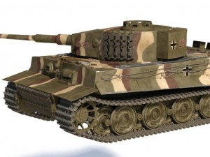 tiger 1 tank 3D Модель