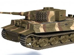 tigre 1 tanque Modelo 3D