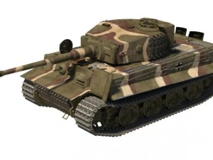tigre 1 tanque Modelo 3D