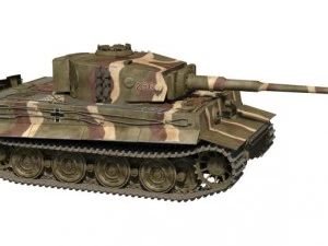 tigre 1 tanque Modelo 3D