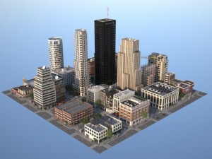 city kc2 Model 3D