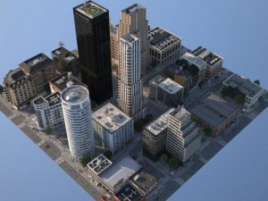 city kc2 3D Model