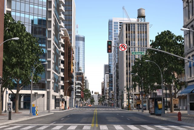 city kc3 3D Модель .c4d .max .obj .3ds .fbx .stl .blend 