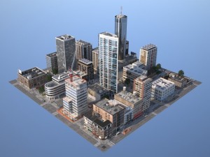 city kc3 3D Модель