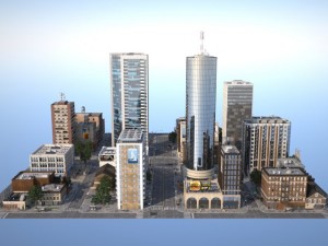 city kc3 3D Модель