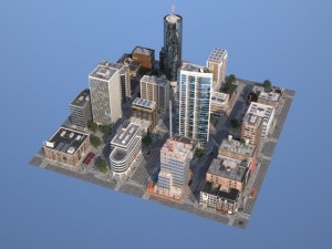 city kc3 3D Модель