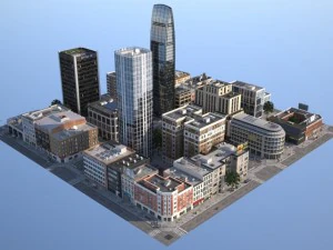 city kc4 3D Model