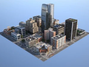 city kc4 3D Model