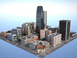 city kc4 Modelo 3D